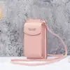 Nova moda feminina versátil estilo coreano mini pequena bolsa transversal estudante grande capacidade porta-cartões carteira porta-cartões feminina
