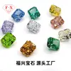 5A Diamante de Alto Carbono Flor de Gelo Diamante Amarelo Fábrica de Pedras Preciosas Artificiais de Wuzhou Dropshipping Transfronteiriço Artesanato de Pedras Preciosas Joias