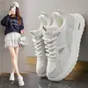 Novo Estilo de Verão Tênis Dad Mesh Respirável Forrest Gump para Mulheres, Tênis Casuais Respiráveis e Confortáveis, Sapatos Esportivos com Sola Grossa