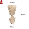 Estilo de Talla en Madera de Dongyang Cabezal de Columna de Madera Maciza, Soporte de Viga de Pata de Vaca, Decoración Terminada para Armario y Gabinete de Vino Cabezal de Columna Romana
