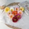 No. 7 Cabezas de Flor de Peonía para Arreglos Florales, Accesorios para el Cabello Hanfu, Decoraciones para Cajas de Regalo Hechas a Mano DIY, Flores Artificiales, Rosas