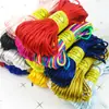 Línea 5 20 metros DIY material macramé hecho a mano nudo chino línea para tejer pulsera cordón rojo al por mayor