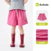 Pantalones Cortos Ligeros de Verano para Niñas de Dudu, Pantalones para Niñas, Ropa de Verano, Pantalones Cortos hasta la Rodilla para Bebé Niña, Ropa Infantil Estilo Verano para Actividades al Aire Libre