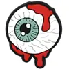 Olho de Halloween Horror Borracha Macia PVC Patch Case para Celular Case para Fone de Ouvido Broche Olhos de Desenho Animado Acessórios DIY