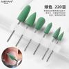 Pontas para Polir Unhas, Conjunto de 6 Peças de Pontas de Silicone para Lixar, Polimento e Remoção de Unhas, Ferramentas de Borracha para Unhas, Pontas para Polir Unhas
