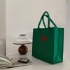 Empaque de Regalo de Navidad, Bolsa Tote de Fieltro para Vacaciones, Bolsa de Fieltro Estampada Simple para Souvenir Decorativo, Personalización de Bolsa Tote