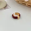 Anillo Abierto de Doble Capa Estilo Vintage para Mujer, Sensación de Lujo Ligero de Gama Alta, Anillo para Dedo Índice, Accesorio de Joyería
