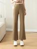 9850 Pantalones Sueltos de Pierna Recta Acampanados Finos para Mujer Pantalones de Traje Adelgazantes de Cintura Alta Pantalones Casuales Pantalones Largos Estilo Casual Japonés y Coreano