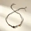 Cinturón bohemio vintage con cuentas de madera anudadas y tejidas a mano, accesorio étnico para el cabello, joyería de doble propósito para las fiestas, cuerda para la cintura