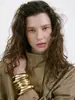 Cortavientos Corto Caqui Retro Americano Cuello Alto Botones Cintura Ceñida Top Chaqueta Corta Casual para Mujer de Trabajo al Aire Libre