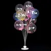 Nuevo Soporte de Exhibición de Decoración de Boda Fiesta Cumpleaños de Pie Extendido Suministros de Arreglo Soporte de Columna de Mesa para Globos Elevados