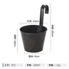 Nuevo macetero de pared desmontable con gancho, adecuado para plantas verdes de balcón y suculentas, macetero de hierro para decoración de pared del hogar
