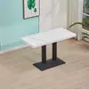 Mesas comerciales, mesas de comedor rectangulares, mesas para hot pot, mesas para cafeterías de té de leche y café, mesas de restaurante, mesas para snacks, mesas de comida rápida y juegos de mesa y sillas