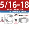 Colección de Tuercas de Acero Inoxidable 304 Estándar Americano y Británico Rosca Fina Unf Tuercas Hexagonales Tuercas de Rosca Fina Británicas 1/4-1/2