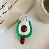 Nuevo Pasador de Ácido Acético Paleta Fruta Fresa Chocolate Pinza Pinza para el Cabello Dulce Tiburón Lindo Pinza Accesorios para el Cabello