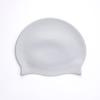 Gorro de natación de moda para mujer, impermeable, protección para los oídos, cabeza grande, pelo largo, adulto, silicona, circunferencia de cabeza grande, fabricantes de gorros de natación al por mayor