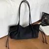 Bolso Casual Transfronterizo de Gran Capacidad para Mujer, Nuevo Modelo de Moda, Color Sólido, Bolso de Hombro Único, Moda 2026, Popular para el Trabajo y el Uso Diario