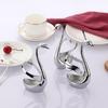 Conjunto Diário de Talheres de Aço Inoxidável Colher para Sobremesa e Bolo Garfo de Frutas Coreano Liga de Zinco Ornamentos Criativos para Assento