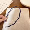 Diadema Simple de Lunares Estilo Coreano, Diadema Ondulada Elegante y Delgada, Accesorio Básico Versátil para el Cabello para Niños y Padres