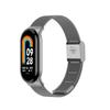 Adecuado para pulsera Xiaomi 8/9 correa de reloj de metal con hebilla milanesa pulsera negocio ocio deportes correa de repuesto