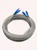 Cable de Parche de Fibra Óptica Resistente a la Curvatura de 2 Hilos para Interiores FTTH Cable de Cola de Cerdo para Transmisiones y Telecomunicaciones Sc/Fc/Lc/St/Upc en Ángulo de 8 Grados