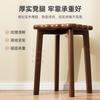 Banqueta de Madeira Maciça para Uso Doméstico, Banqueta Reserva Empilhável para Convidados, Banqueta Quadrada de Estilo Chinês Novo, Robusta e Durável, para Mesa de Jantar, Maquiagem e Vestir