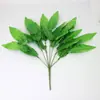 Hojas Persas Simuladas al por Mayor Transfronterizas, Hojas de Helecho para Hotel, Accesorios Decorativos de Pared de Plantas Artificiales, Hierba Persa