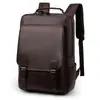 Mochilas Atacado Transfronteiriças para Homens, Casual de Negócios, Viagens de Negócios, Deslocamento Diário, Mochilas Escolares para Estudantes, Mochilas de Couro Multicamadas para Computador