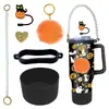 Botella de Agua Térmica Stanley Tapón Antipolvo Taza con Popote Tapa de Taza Correa de Mano Cordón para Botella de Agua Múltiples Estilos Versátiles Set