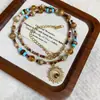 Nuevo Collar Retro de Girasol con Perlas Estilo Chino para Mujer, Cadena Ligera de Lujo para el Cuello, Accesorios Transfronterizos, Colgante de Joyería, Nicho