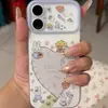 Nota Adhesiva de Dibujos Animados Miffy Funda para Teléfono Adecuada para Apple 17/16Pro Nicho Anti-Caídas Iphone15/14P Diseño Simple