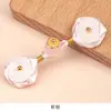 Nuevo Qipao Estilo Chino con Cuentas de Jade y Botones de Flor de Rosa, Exquisitos Botones Tejidos Hechos a Mano, Decoración de Accesorios de Ropa de Moda