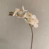 Punto directo de fábrica mini flor artificial 3D Phalaenopsis proyecto de boda flor decoración accesorios de flor guía de carretera