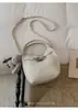 Bolso coreano de invierno 2026 para mujer, Bolso cruzado versátil de moda, Bolso de hombro tipo cubo casual para el día a día