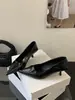 Sapatos Femininos Outono 2026 para Todas as Estações com Padrão Amassado, Salto Fino, Bico Fino, Tamanhos 35-40