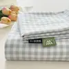 Juego de Sábanas de Algodón Lavado Clase A, Color Sólido Algodón Nube para Dormitorio Individual/Doble Funda de Almohada de Algodón Puro Juego de Tres Piezas Venta al Por Mayor