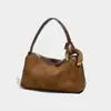 Bolso tipo Boston Retro Esmerilado, Bolso Pequeño de Alta Gama para el Trabajo y los Viajes, Bolso Cruzado de Moda Nuevo 2025