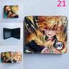 Porta-moedas periférico de anime porta-cartões curto carteira