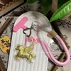 Llavero Creativo de Oro Puro 999 "Hazte Rico al Instante", Colgante para Bolso del Año del Caballo, Cadena para Teléfono Móvil que Atrae la Riqueza, Regalo de Oro