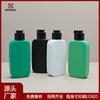 Fuente de fábrica Botella de plástico pequeña cuadrada y plana de 100 ml