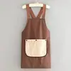 Nuevo delantal compuesto impermeable para el hogar y la cocina, delantal de cocina, ropa de trabajo especial para catering, delantal con tirantes y toalla