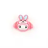 Pegatinas Decorativas Kuromi Conejo de Dibujos Animados Hecho a Mano para Niños Funda de Teléfono Móvil Accesorios de Resina Accesorios para el Cabello DIY