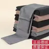 Novas Calças Quentes de Veludo Masculinas Roupa Íntima Longa Masculina com Escovação Dupla Forrada com Fleece Engrossada para Outono e Inverno Leggings Masculinas de Alta Qualidade
