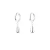 Pendientes Sencillos Estilo Coreano de Gota de Agua para Mujer Estilo INS Sentido del Diseño de Nicho Temperamento Lujo Ligero Aros para Oreja Pendientes de Botón Pendientes de Celebridad de Internet de Moda