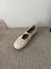 Primer Encuentro Jifa Marrón Francés Elegantes Zapatos Planos Mary Jane para Mujer Primavera/Otoño 2026 Nuevo Estilo Mary Jane Zapatos para Mujer Wanwan Shoes