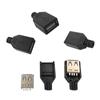 Inserción positiva y negativa de doble cara TYPE-C macho y hembra USB 3.1 con separación de línea de llave DIY PCB