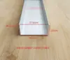 Perfiles de Aluminio Perfil en U Borde de Canal Ancho Interior 6mm 8mm 10mm 12mm 14mm Aluminio Gla