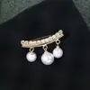 Moda Europea y Americana Nuevo Broche de Pin con Lazo para Ramillete Pin de Cuello Anti-Luz Accesorios para Ropa de Mujer Broche