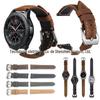 Adequado para Samsung Watch6 Pulseira de Couro com Padrão Cavalo Louco Huawei Watch5 Pro Pulseira de Couro 20/22mm