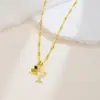 Collar Largo Cruz Mujer Lujo Ligero Nicho Gama Alta Cadena Clavicular Elegante Accesorios Versátiles 2024 Nuevo Hombre